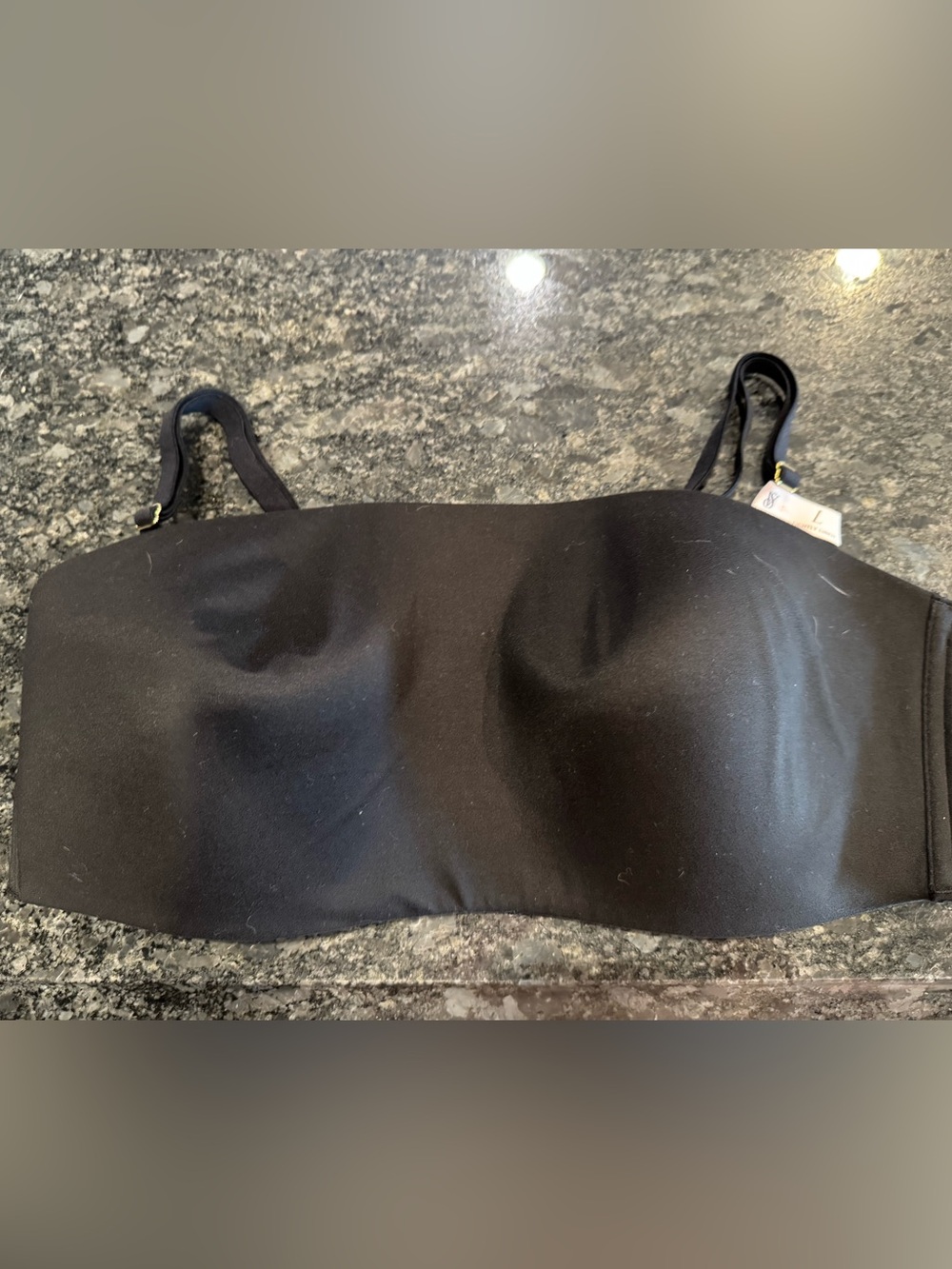 Victoria's Secret Black Strapless Bandeau Bra